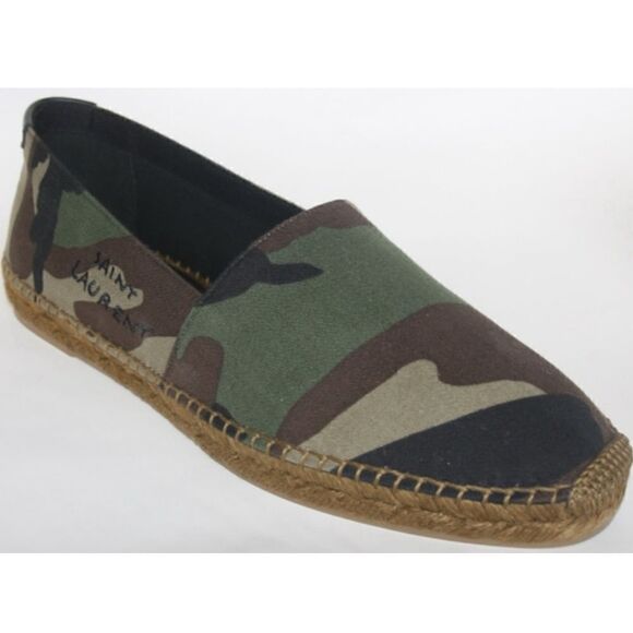 Saint Laurent camouflage print espadrilles size 39 - Picture 1 of 9
